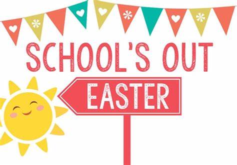 Easter break is March 29 - April 5.  Classes resume Monday, April 8 which is Day 4.